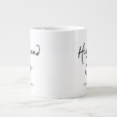 High-end gay - De witte lotus Extra Grote Beker (Voorkant)