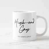 High-end gay - De witte lotus Extra Grote Beker (Rechts)