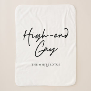 High-end gay - De witte lotus Sherpa Deken