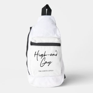 High-end gay - De witte lotus Sling Bag