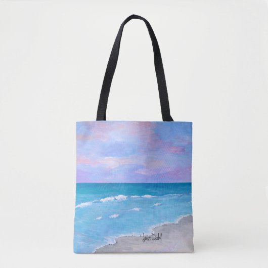 High-end Sunset Beach Tote Draagtas (Voorkant)