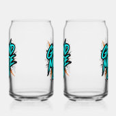 High Energy "Grind Mode On" Hustle Blikvorm Glas (Rechts)