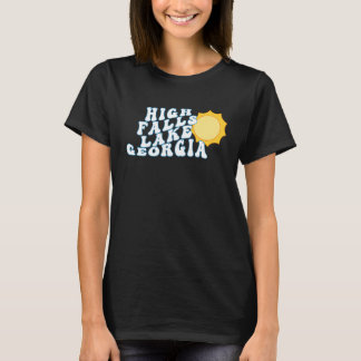 High Falls Lake Georgia GA Retro Family Vacation S T-shirt