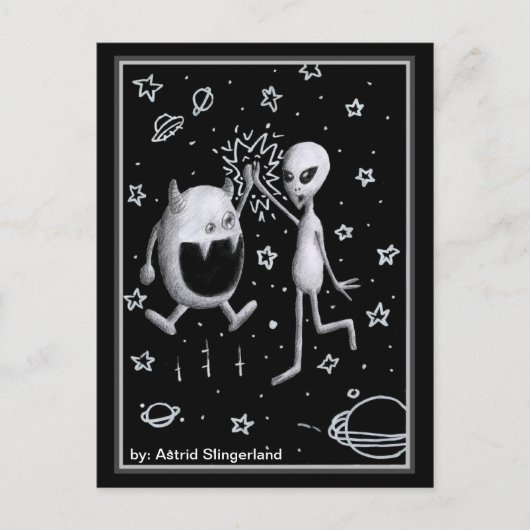 High Five - Briefkaart (Voorkant)