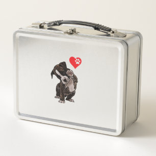 High Five Heart Bulldog Pup I Love Boxer Hondenlie