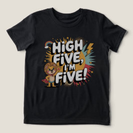 HIGH FIVE I'm Five - 5e verjaardag voor kinderen Tri-Blend Shirt