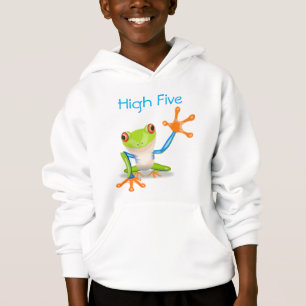 High Five Orange and Blue Funny Frog Shirt