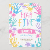 High Five verjaardag Kaart (Voorkant / Achterkant)