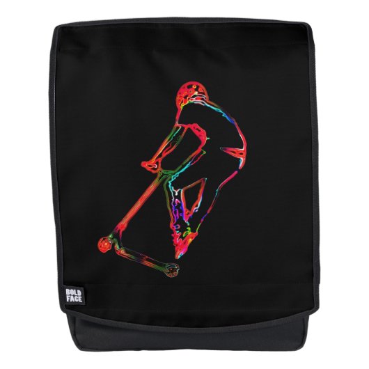 High-flight scootering - Scooter Boy Rugtassen (Voorkant)