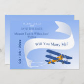 High Flyer Save the Date Aankondiging (Voorkant / Achterkant)