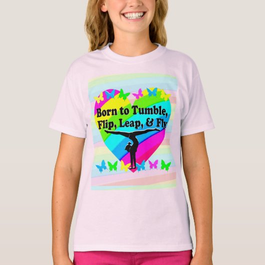 HIGH FLYING GYMNASTICS QUEEN T-SHIRT (Voorkant)