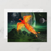 High Flying Phoenix Briefkaart (Voorkant / Achterkant)