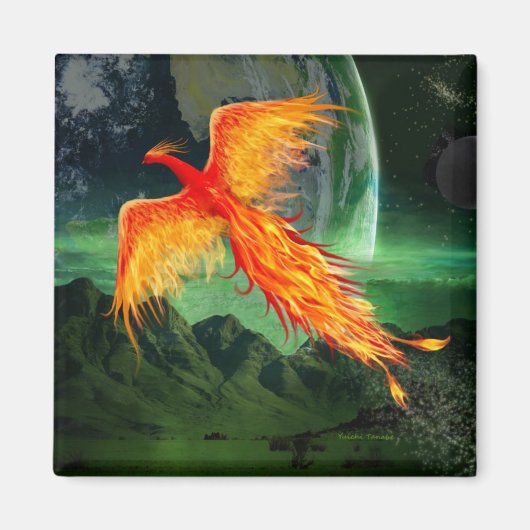 High Flying Phoenix Magneet (Voorkant)