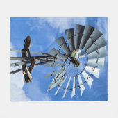 High Flying Wind Wheel Lee Martinez Fort Collins Fleece Deken (Voorkant (Horizontaal))