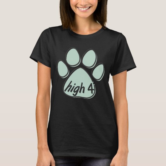 High Four 4 Hond T-shirt (Voorkant)