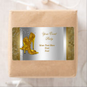 High Heel Schoenen Zilver Goud Event Etiket (Insitu)