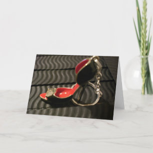 High Heel Shoe Note Kaart
