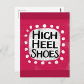 High Heel Shoes Briefkaart (Voorkant / Achterkant)
