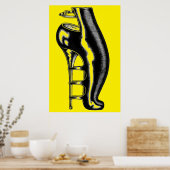 High Heeled Rubber Boot Poster (Keuken)