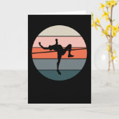 High Jump High Jumper Gift Atletiek Kaart (Gele Bloem)