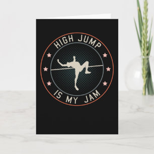High-Jumper Gift Athletics Retro Kaart