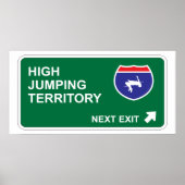 High Jumping Next Exit Poster (Voorkant)