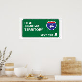 High Jumping Next Exit Poster (Keuken)