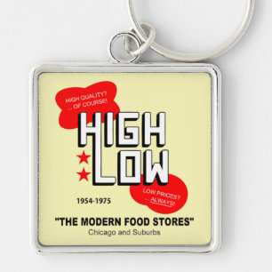 High Low Grocery Stores, Chicago en Suburbs, IL Sleutelhanger