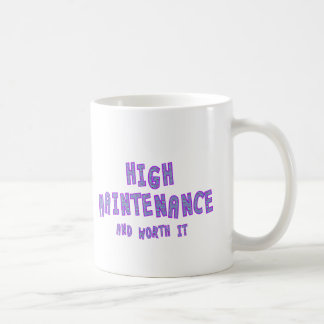 High Maintenance en de moeite die het kost Koffiemok