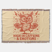 High on Caffeine & Emotions Deken (Voorkant)