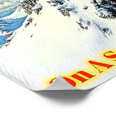 HIGH ON SNOW-COVERED MOUNTAIN POSTER (Hoek)