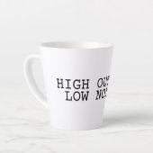 High Output Low Noise Tall Latte Mug (Angle gauche)