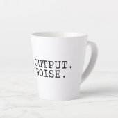 High Output Low Noise Tall Latte Mug (Angle droit)