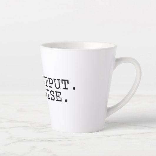 High Output Low Noise Tall Latte Mug (Droite)