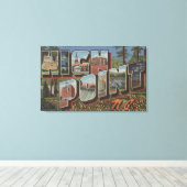 High Point, North Carolina - Large Letter Scenes Canvas Afdruk (Insitu (Houten vloer))