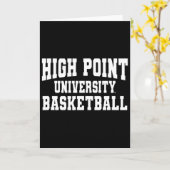 High Point Panthers University Sketll 02 Sports Fa Kaart (Gele Bloem)