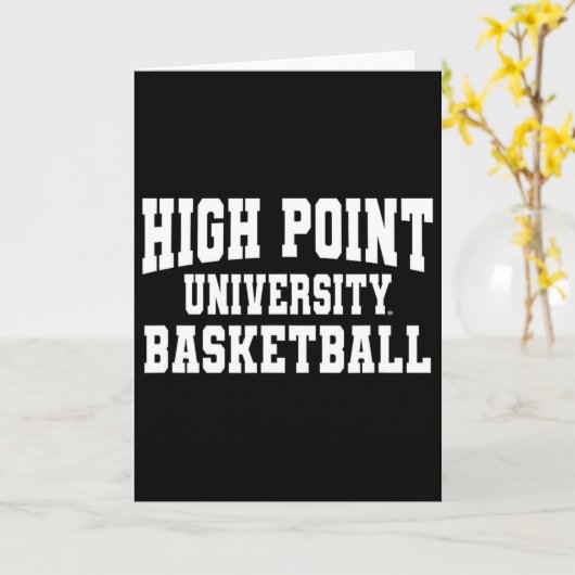 High Point Panthers University Sketll 02 Sports Fa Kaart (Gele Bloem)