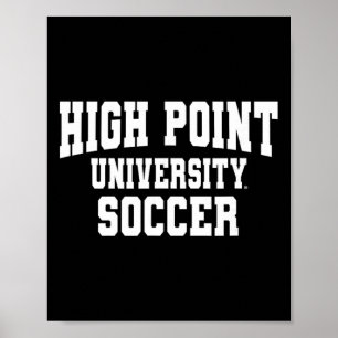 High Point University Panthers Voetbal Ncaa Hp23 Poster