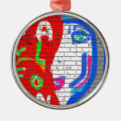 High Priestess Face Nooit alleen graffiti Art Metalen Ornament (Voorkant)