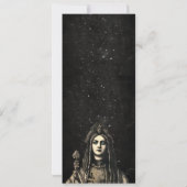 High Priestess Witch Halloween Party uitnodiging (Achterkant)