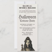 High Priestess Witch Halloween Party uitnodiging (Voorkant)
