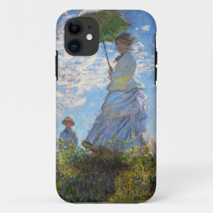 High Res Claude Monet Woman met een parasol iPhone 11 Hoesje