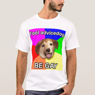 High res "Fool Advisory dog" T-shirt