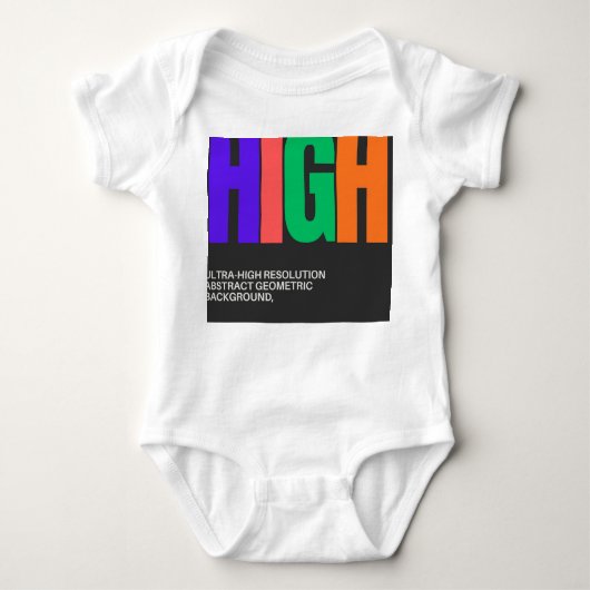 High-Resolution Abstract Art Romper (Voorkant)