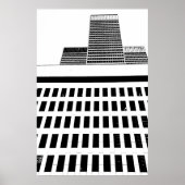 High Rise Windows Montreal, Canada Poster (Voorkant)
