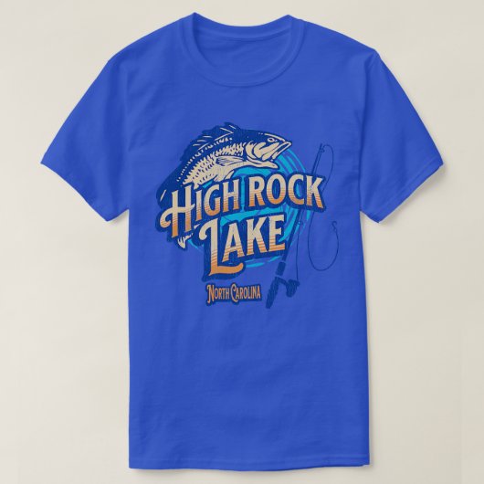 High Rock Lake North Olina Gevist T-shirt (Design voorkant)
