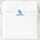 High Roller - Dice Games Ronde Sticker (Tas)