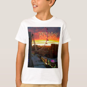 High Roller Ferris Wheel Sunrise in Vegas T-shirt