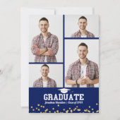 High School Afstuderen Aankondiging 4 Foto (Voorkant)