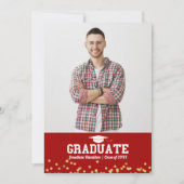 High School Afstuderen Aankondiging Foto (Voorkant)